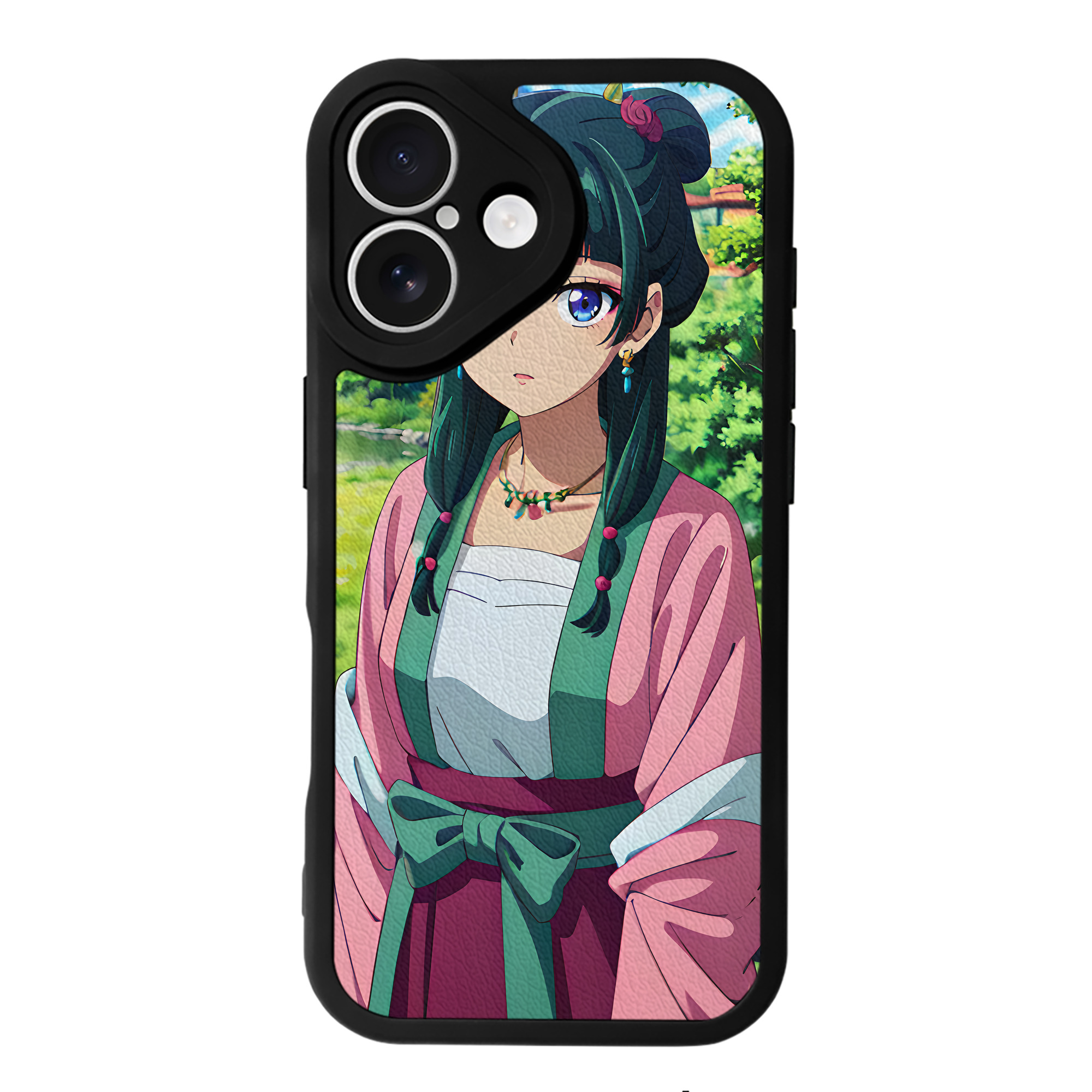 （画像用） 薬屋のひとりごと The Apothecary Diaries 【iPhone 16シリーズ対応】シリコンスマホケース（レザー調） 材質：シリコン